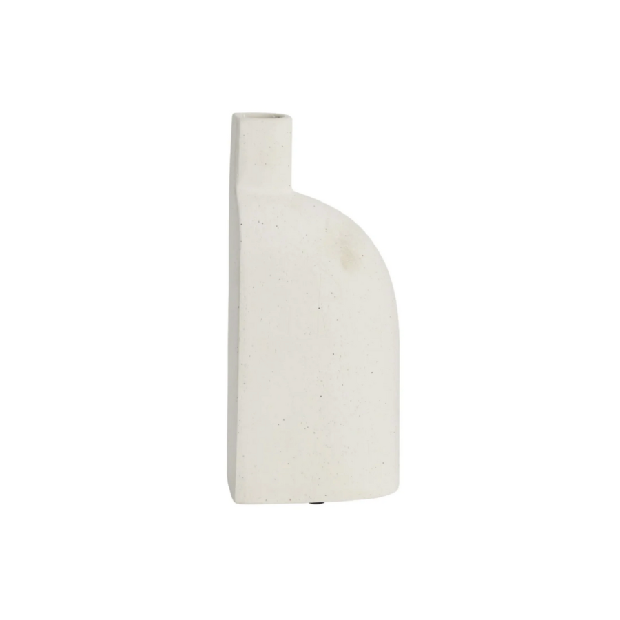 Simple Vase/Bookend | White