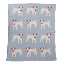 Load image into Gallery viewer, Cotton Knit Baby Blanket | Dogs
