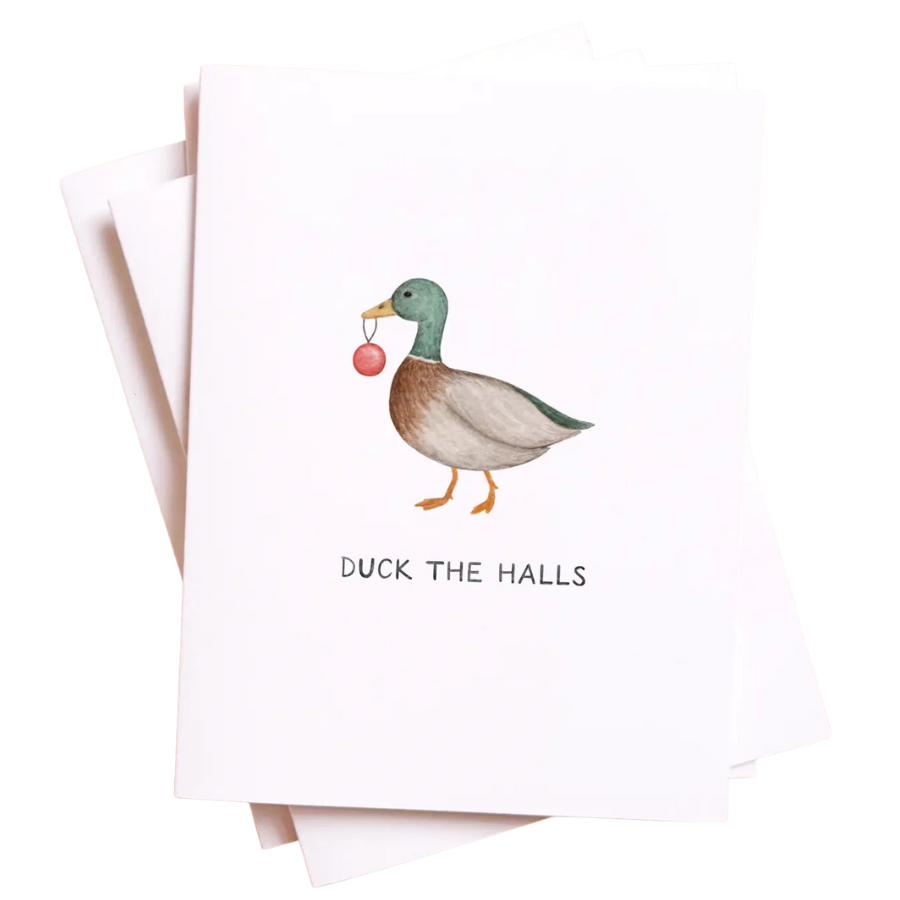 Duck the Halls Card