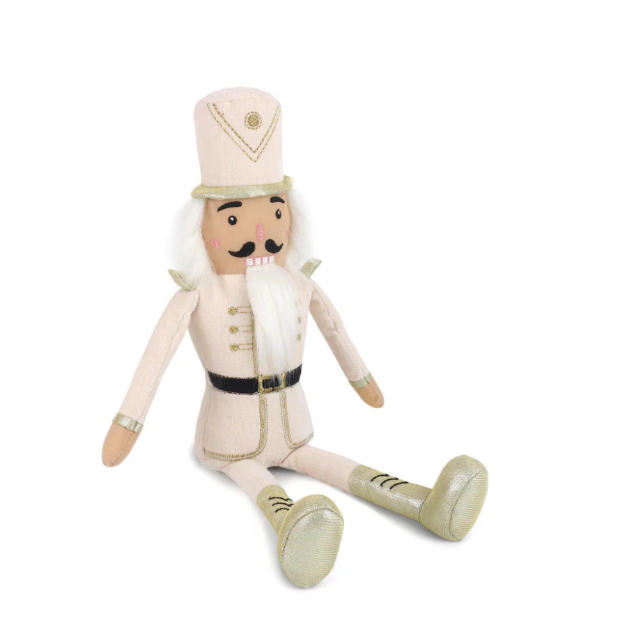 Cream + Gold Nutcracker