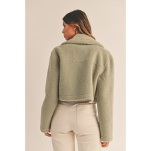 Load image into Gallery viewer, Sherpa Cropped Jacket
