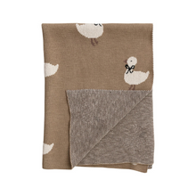 Load image into Gallery viewer, Cotton Knit Baby Blanket | Ducklings
