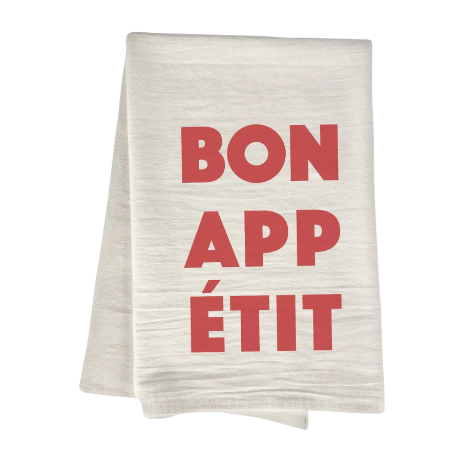 Cotton Tea Towel | Bon Appetit