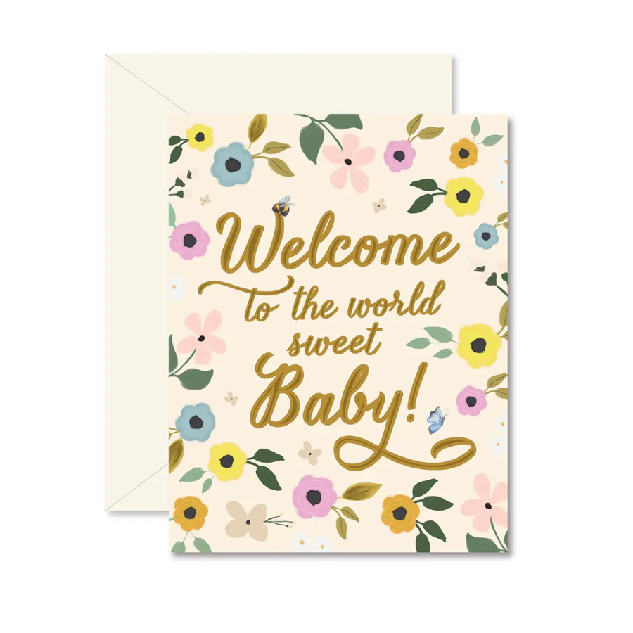 Welcome Sweet Baby Card