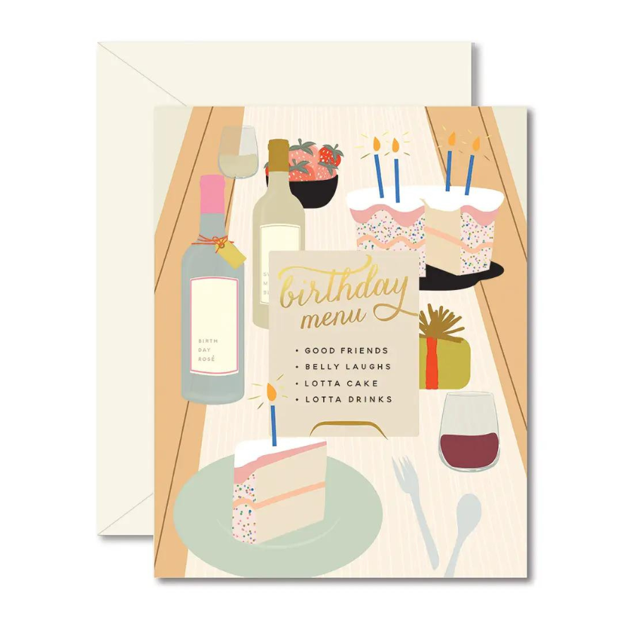 Birthday Tablescape Greeting Card