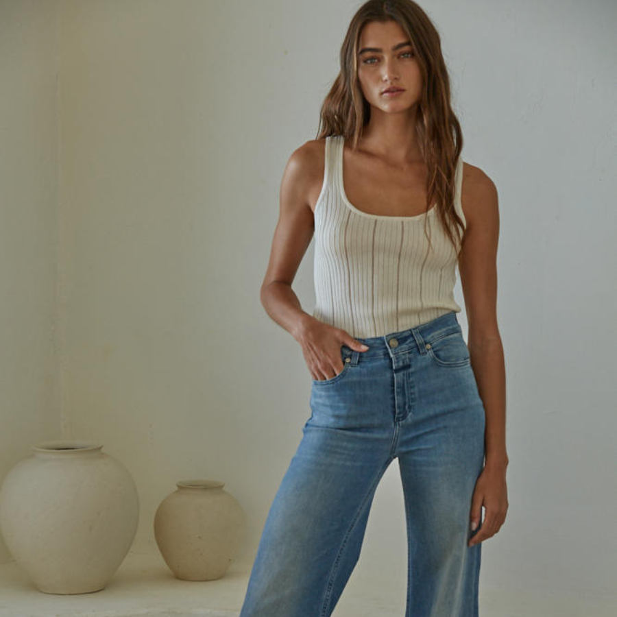 Maisie Tank | Cream