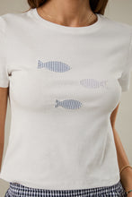 Load image into Gallery viewer, Fish Patchwork Baby T-Shirt
