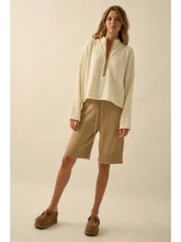 Load image into Gallery viewer, Textured Knit Half-Zip Sweater
