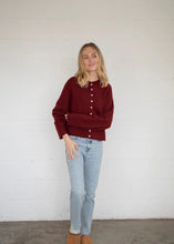 Load image into Gallery viewer, Piper Cardigan | Wine
