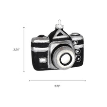 Load image into Gallery viewer, Black Camera Ornament
