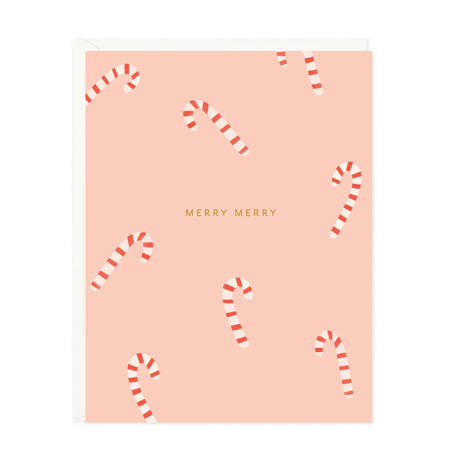 Merry Candy Canes Card