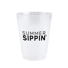 Load image into Gallery viewer, Reusable Cup Set | Summer Sippin&#39; | 8 Pack
