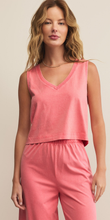 Load image into Gallery viewer, Sloane V-Neck Top | Sunset Pink
