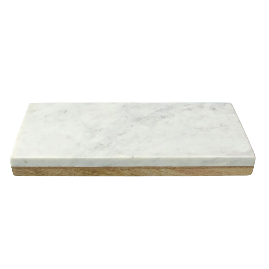 Marble + Wood Reversible Board