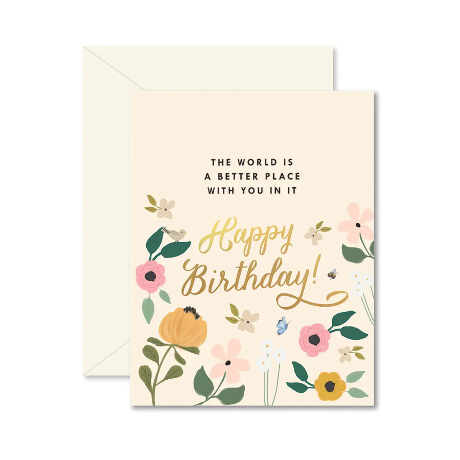Better Place w/You Birthday Card