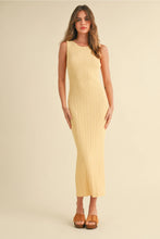 Load image into Gallery viewer, Ribbed Midi Dress | Butter
