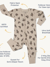 Load image into Gallery viewer, Organic 2-Way Zip Romper | Posy
