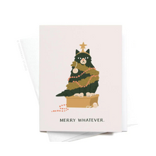 Load image into Gallery viewer, Merry Whatever Cat Card
