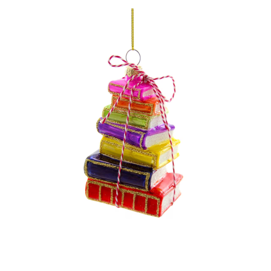 Stack of Books Ornament