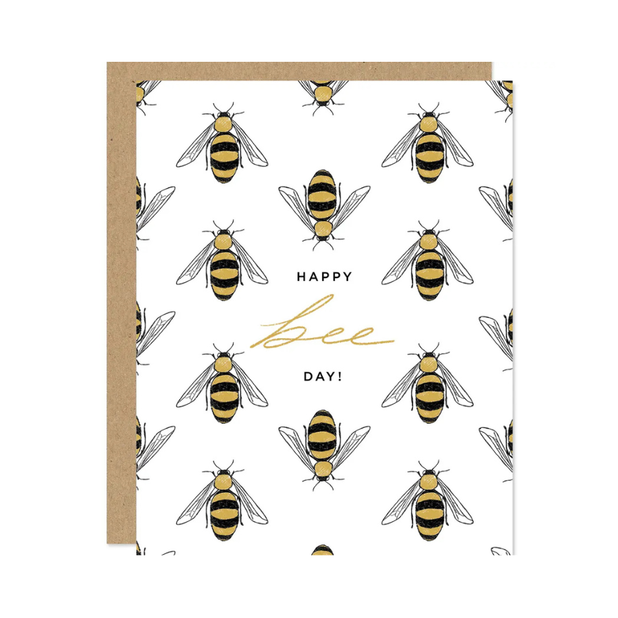Happy Bee Day Birthday Card