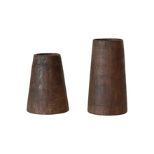 Load image into Gallery viewer, Found Wood Vases | 2 Sizes
