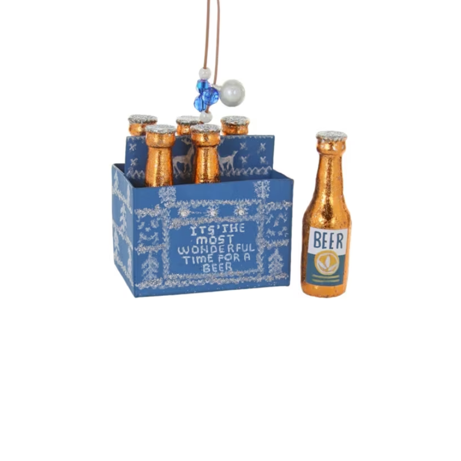 6 Pack Beer Ornament