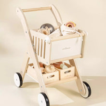 Load image into Gallery viewer, Wooden Shopping Cart
