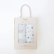Load image into Gallery viewer, Charlie Swaddle Set | Farmhouse Tractor/Dot
