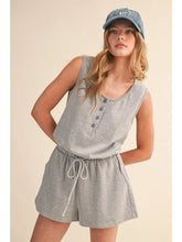 Load image into Gallery viewer, Striped Cotton Romper
