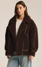 Load image into Gallery viewer, Ari Sherpa Coat | Dark Chocolate
