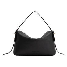 Load image into Gallery viewer, Emory Vegan Leather Top Handle Bag | Black
