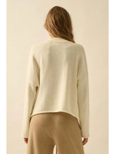 Load image into Gallery viewer, Textured Knit Half-Zip Sweater
