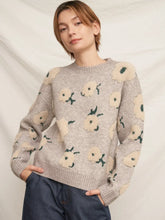 Load image into Gallery viewer, Flower Cloud Pullover Sweater
