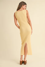 Load image into Gallery viewer, Ribbed Midi Dress | Butter
