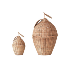 Load image into Gallery viewer, Rattan Lemon Shaped Baskets | Set of 2
