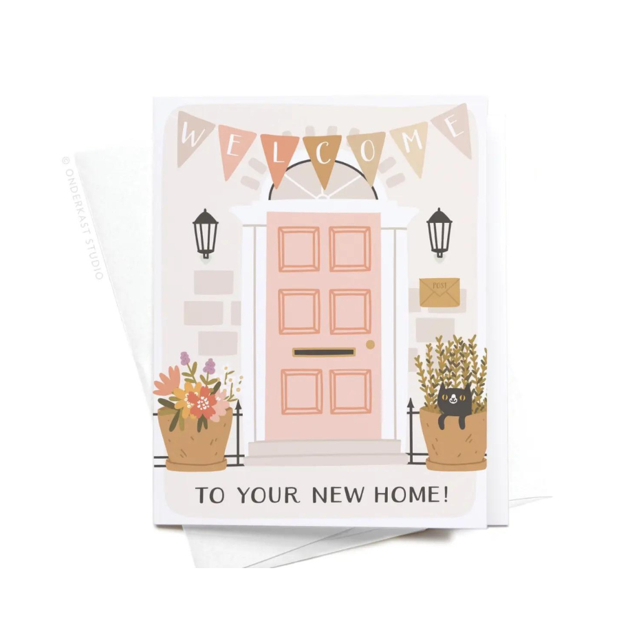 Welcome To Your New Home Door Card