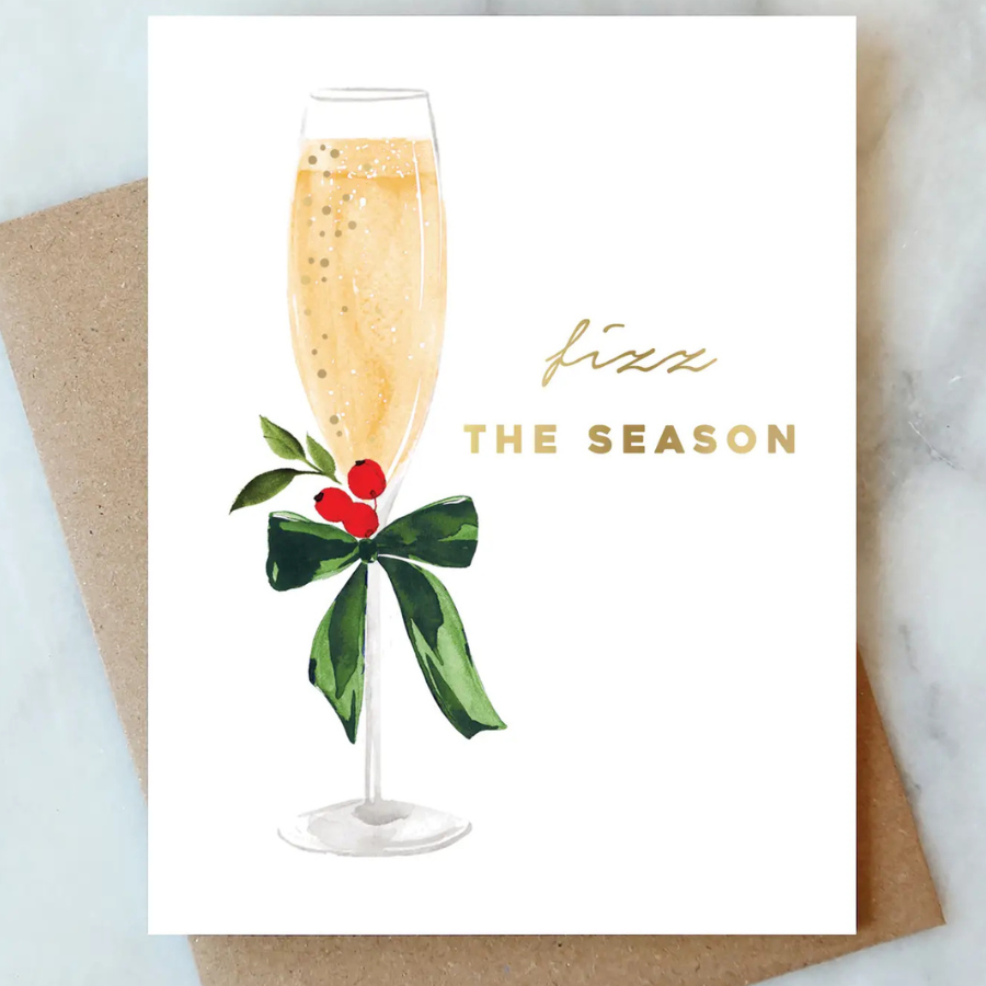 Fizz the Season Holiday Card