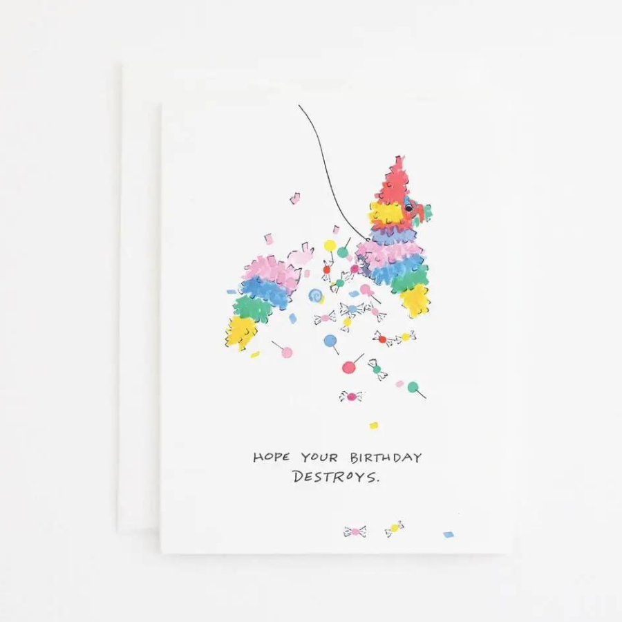 Pinata Birthday Card