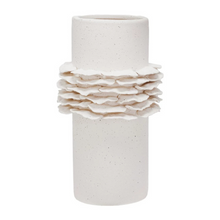 Load image into Gallery viewer, Ruffled Stoneware Vase
