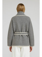 Load image into Gallery viewer, Whipstitch Cardigan | Heather Grey
