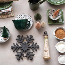 Load image into Gallery viewer, Cast Iron Snowflake Trivet
