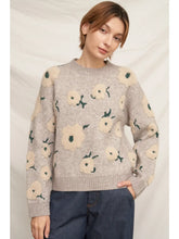 Load image into Gallery viewer, Flower Cloud Pullover Sweater
