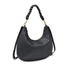 Load image into Gallery viewer, Sabrina Woven Hobo | Black
