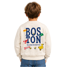 Load image into Gallery viewer, Kids Boston Icon Sweatshirt | Oatmeal
