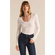 Load image into Gallery viewer, Sirena Rib Tee | White
