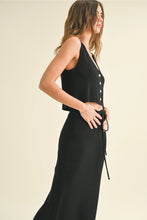 Load image into Gallery viewer, Karlee Vest + Maxi Skirt | Black | Sold Separately
