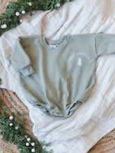 Load image into Gallery viewer, My First Christmas Oversized Sweatshirt Romper
