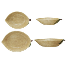 Load image into Gallery viewer, Stoneware Lemon Shaped Bowls | Set of 2
