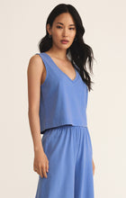 Load image into Gallery viewer, Sloane V-Neck Top | Bay Blue
