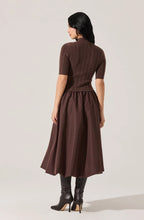 Load image into Gallery viewer, Caerlion Contrast Knit Midi Dress
